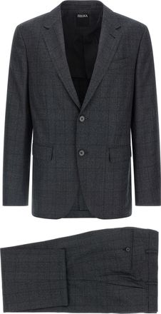 Ermenegildo Zegna Wool Dress One Hundred And Twenty Thousand Suits Grigio-Uomo
