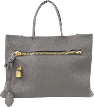 Tom Ford Pre-owned Tote Bags, female, Gray, Size: ONE SIZE Pre-owned Tote Bag