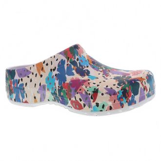 Dansko Womens Kane Clogs In Flower Party Molded