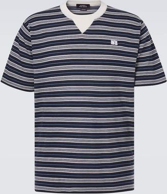 Wales Bonner Song striped wool and cotton T-shirt