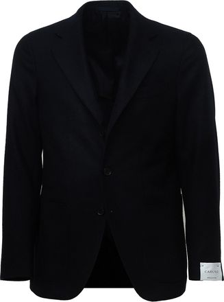 Caruso Aida Single-Breasted Wool-Cashmere Blazer