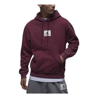 Nike Jordan Air Jordan Wash Fleece Hoodie Asia Sizing Red DR3088-680