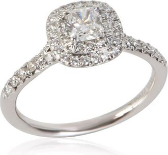 Tiffany & Co. Pre-Owned Tiffany & Co. 0.36 ct Cushion Modified Diamond Soleste Engagement Ring