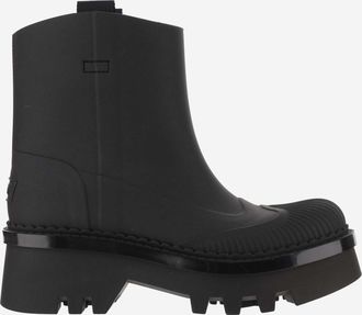 Chlo&eacute; Black Slip On Boots
