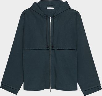 Helmut Lang Mens Hooded Wind-Resistant Jacket
