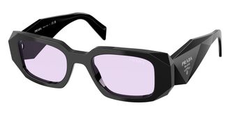 Prada Violet Rectangular Ladies Sunglasses PR 17WSF 16K40J 51
