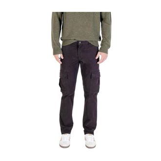 Lyle & Scott Cargo Pocket Trouser - Heren - Broeken - Zwart - Maat: W34 Katoen