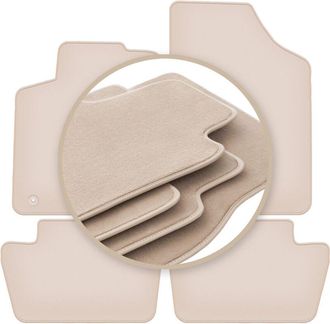OEM Alfombrillas Beige Premium Para: Citro&euml;n C4 I Coup&eacute;, Hatchback 2004-2010
