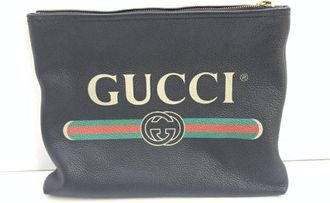 Gucci Black Clutch Bag (Pre-Owned)