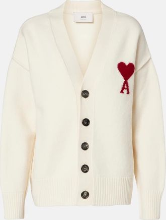 Ami Cardigan Ami de Coeur in lana vergine