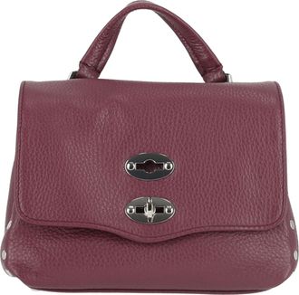 Zanellato Maroon Textured Leather Handbag