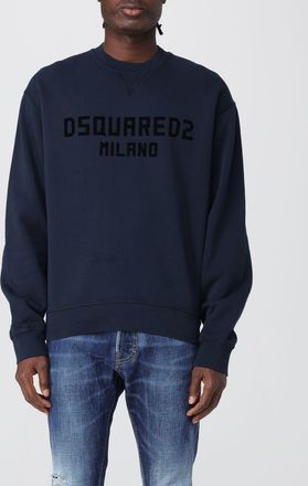 Dsquared2 Felpa a girocollo in cotone con logo Dsquared2