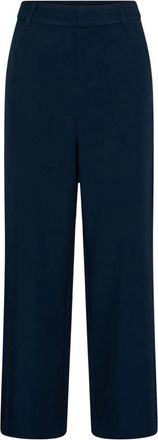 Kaffe Wijde broek - Dames - Broeken - Blauw - Maat: 2XL
