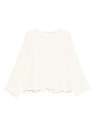 Forte_Forte Matte Anvers Satin Embroidered Top