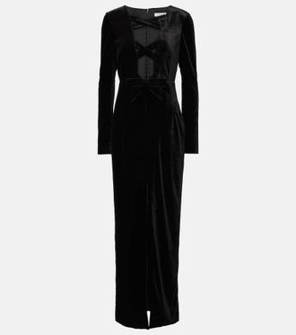 ワンピースその他 Alessandra Rich Black sequin tweed midi dress with buttons Alessandra Rich Black Sequin Tweed Midi Dress With Buttons