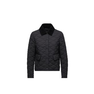 Moncler Citno Taffeta Short Down Jacket Black Size 00