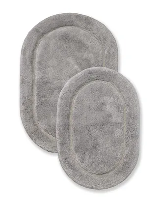 Superior Luxurious Set Of 2 Non-Skid Cotton Bath Rugs