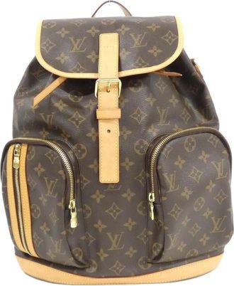 Louis Vuitton Brown Coated Canvas Backpack (Pre-Owned)