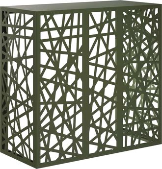 vidaXL Funda Para Aire Acondicionado Verde Oliva 110 X 50 X 105 Cm Vidaxl