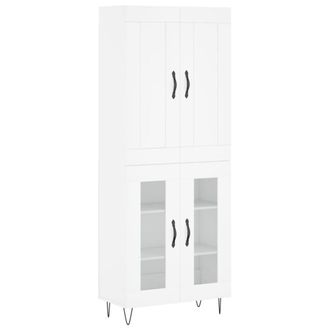Berkfield Home Highboard White 69.5x34x180 cm Engineered Wood