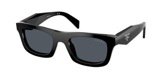 Prada PR C06SF Asian Fit 16K70B Womens Sunglasses Black Size 53