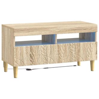 vidaXL Mueble De Tv Led Roble Sonoma Madera De Ingenier&iacute;a Vidaxl