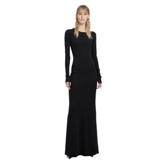 ワンピース Ann Demeulemeester DEMY X-LONG HIGH SLIT LONG SLEEVE DRESS Ann Demeulemeester Demy X-Long High Slit Long Sleeve Dress