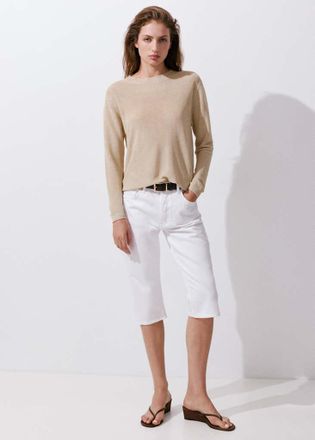 Mango Pullover maglia lurex oro - Donna - XXS - MANGO