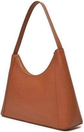 Furla Diamante Logo Shoulder Bag Brown >