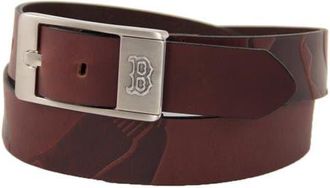 Eagles Wings Mens Brown Boston Red Sox Brandish Leather Belt at Nordstrom, Size 34