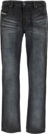 Diesel Black Straight Leg Jeans