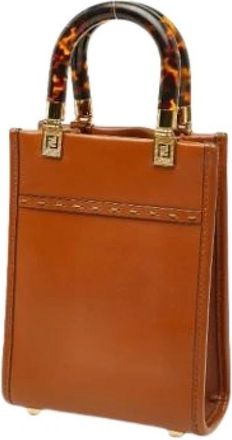 Fendi Pre-owned Vintage Tote Bag - Dames - Vintage Shopper - Bruin - ONE Size - Vintage
