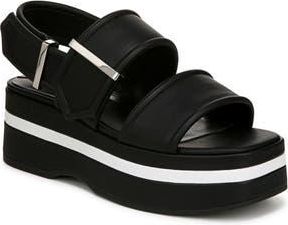 Franco Sarto Piper Slingback Platform Sandal in Black at Nordstrom Rack, Size 9.5