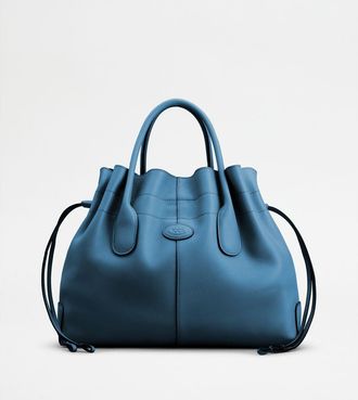 Tod's Di Bag in Leather Small with Drawstring