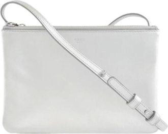 Celine Pre-owned Cross Body Bags, female, Gray, Size: ONE SIZE Pre-owned Vintage Cross Body Bag