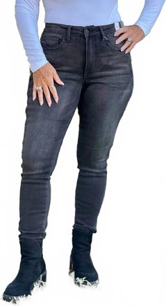 Judy Blue Therapy Skinny Jeans In Black