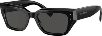 Dolce & Gabbana Sunglasses, unisex, Black, Size: 52 MM Cat-eye Sunglasses