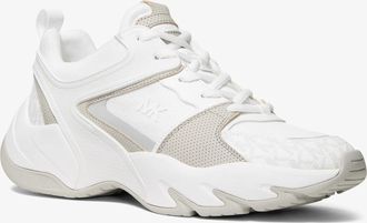 Michael Kors Chase Mixed-Media Trainer