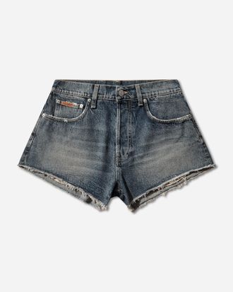 Martine Rose Short Shorts Blue Trucker Wash