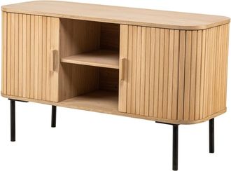 Nordlys Mueble de TV en madera y metal 2 puertas