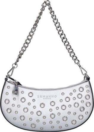 Ermanno Scervino Schoudertas - Dames - Schoudertassen - Grijs - ONE Size - Leer - Tassen
