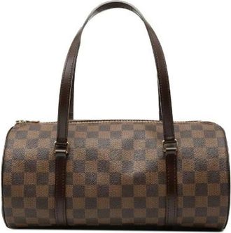 Louis Vuitton Pre-owned Handbags, female, Brown, Size: ONE SIZE Pre-owned Papillon 30 Damier Handbag