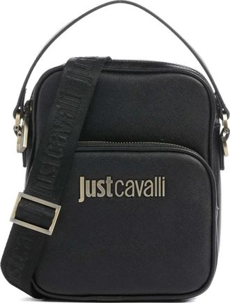 Just Cavalli Borsa messenger con zip - Nero