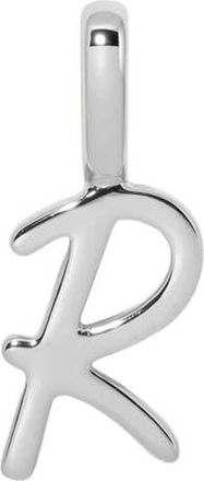 Made by Mary Script Initial Charm Silver in Silver Initial R at Nordstrom
