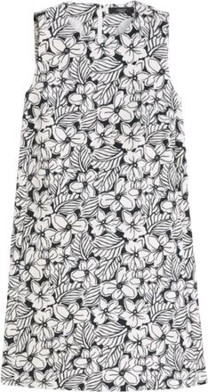Max Mara Racer Korte Jurk - Dames - Korte kleedjes - Veelkleurig - M - Katoen - Kleedjes