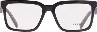 Prada Demo Square Ladies Eyeglasses PR 10YV 1AB1O1 54