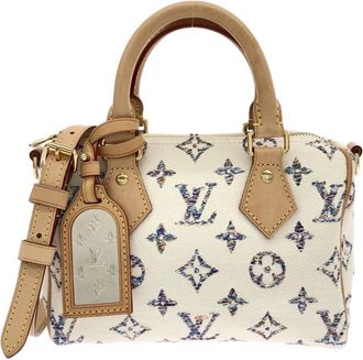 Louis Vuitton Monogram Multicolore White Jacquard Boston Bag (Pre-Owned)