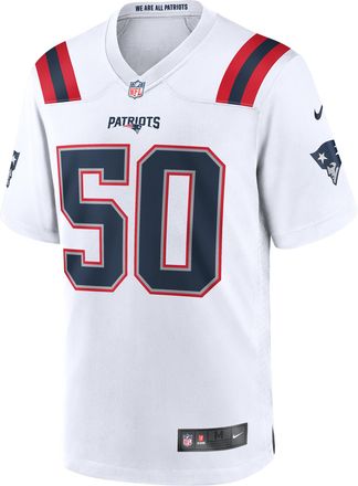 Nike Mike Vrabel New England Patriots Retired Nike Mens NFL Game Jersey in White | 67NMNPGRW65-RBB