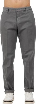 Dondup Gaubert Relax Broek - Heren - Chinos - Grijs - W31 - Katoen - Broeken