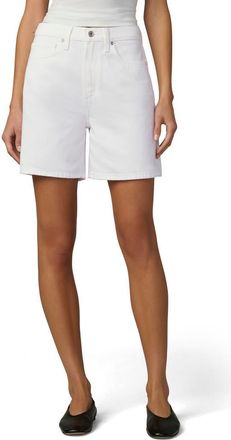 Joe's The Harlowe Mid Thigh Relaxed Shorts in White at Nordstrom, Size 24